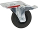 Roulette pivot.+frein chape zinguee bandage caoutch. d200 22 - 26481