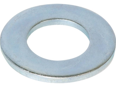 Sachet 100 rondelles plates moyennes m zinc nfe 25513 diam 10 ext/diam 4 int - 26605100