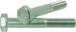 Sachet 25 vis a tete hexagonale z blanc din 931 8.8 diam 06x050 - 2661925