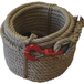 CORDE A POULIE CHANVRE+AMES MIXTES 20/22MM X 40M + CROCHET EMERILLON - Neutre - 27365