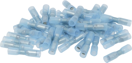 Sachet 50 cosses rondes femelles thermoretractables bleues m5 - 274250