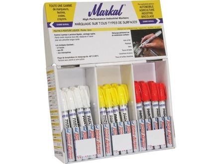 Presentoir 36 feutres a pompe de marquage MARKAL - 28575
