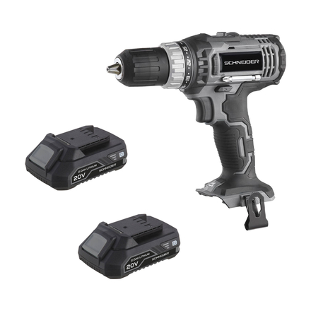 LOT 1 X 50500 - PERCEUSE/VISSEUSE 20V 35 NM + 2 X 50515 - BATT 2AH + CHARG + SAC - SCHNEIDER ELECTRO - 28750
