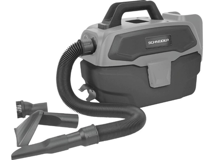 Aspirateur eau et poussière 7,5L 150W sur batterie 20V 2Ah SCHNEIDER - 50000