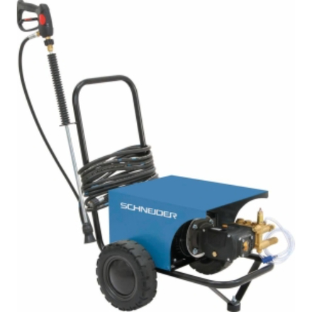 NETTOYEUR HP EAU FROIDE TRI 15L/M 170 BARS CAPOT+ FLEXIBLE 10M + LANCE - SCHNEIDER NHP - 50037
