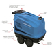 NETTOYEUR HP EAU CHAUDE TRI 840L/H 160 BARS + FLEXIBLE 15M - SCHNEIDER NHP - 50091