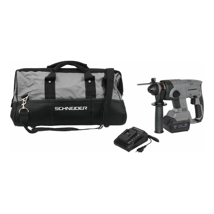 PERFORATEUR SDS 20V + BATTERIE 4 AH + CHARGEUR RAPIDE + SAC DE RANGEMENT - SCHNEIDER ELECTRO - 50591