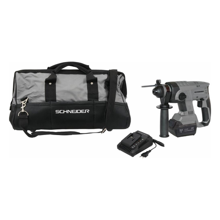 PERFORATEUR SDS 20V + BATTERIE 5 AH + CHARGEUR RAPIDE + SAC DE RANGEMENT - SCHNEIDER ELECTRO - 50592