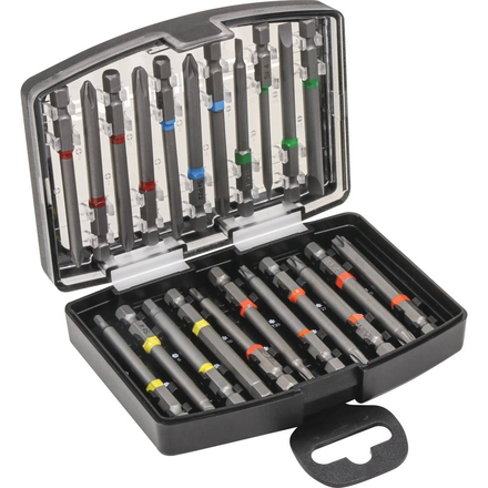COFFRET 22 EMBOUTS 75MM A CODE COULEUR - SCHNEIDER - 50604