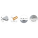 LOT 5 LAME SCIE SAUTEUSE 50MM PAS 1.2MM HSS METAL SCHNEIDER - SCHNEIDER - 50755