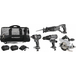 PACK SCIE SABRE+VISSEUSE A CHOC+SCIE CIRC+PERCEUSE 50NM+SAC+CHARGEUR+2 BATT 5AH - SCHNEIDER ELECTRO - 50940