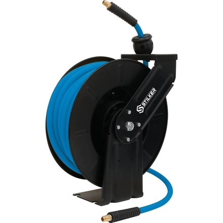 ENROULEUR AUTOMATIQUE ORIENTABLE DE TUYAU D'AIR 20M+1,5M - STILKER - 51323