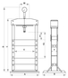 Presse d'atelier manuelle et pneumatique 30t bati soudé DRAKKAR EQUIPEMENT - 52730