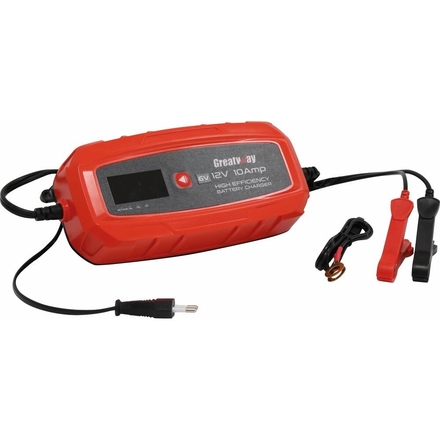 CHARGEUR DE BATTERIE AUTOMATIQUE 6/12V - 10A - DRAKKAR EQUIPEMENT - 54242