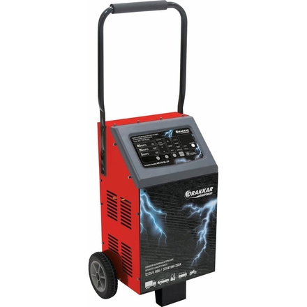 CHARGEUR/DEMARREUR AUTOMATIQUE SUR ROUES 12/24V 60A / STARTING 250A - DRAKKAR EQUIPEMENT - 54250