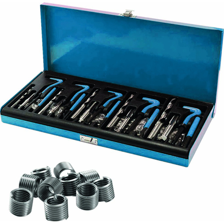 RÉPARATION DE FILETAGE M5 À M12 - COFFRET DE 131 PCS - STILKER - 55670