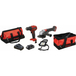 PACK PERCEUSE 40NM + MEULEUSE 125 + PROJECTEUR + 2 BAT 4AH + CHARG + SAC - DRAKKAR EQUIPEMENT - 55962