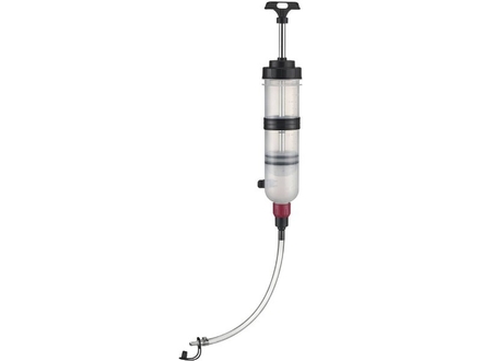 Seringue à huile plastique translucide 1,5l avec tuyau 400mm DRAKKAR EQUIPEMENT - 56804