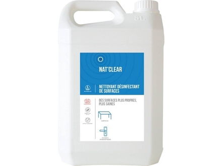 Désinfectant et nettoyant de surfaces écocertifié bidon de 5 litres ECOWAY - 57632