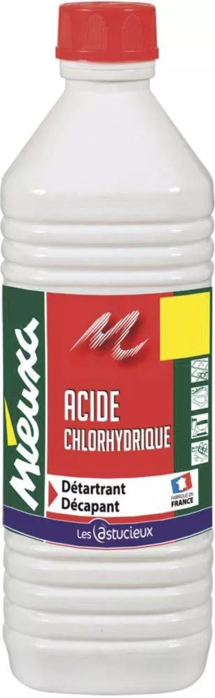 Acide chlorhydrique 23% MIEUXA - 58255