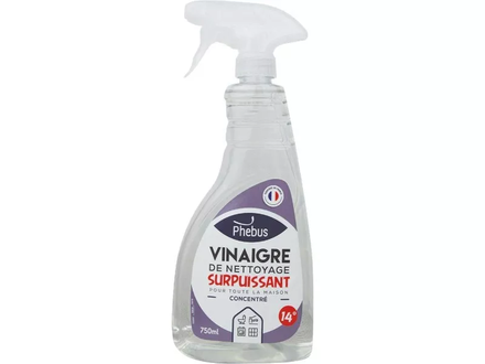 Spray 750ml vinaigre de nettoyage surpuissant 14 degres PHEBUS - 58285