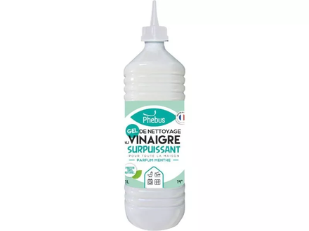 Bidon 1l gel de nettoyage au vinaigre (menthe) 14 degres PHEBUS - 58287