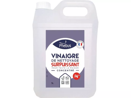 Bidon 5l vinaigre de nettoyage surpuissant 14 degres PHEBUS - 58290