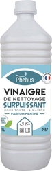 Bidon 1l vinaigre de nettoyage menthe 9,5 degres PHEBUS - 58300