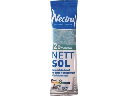 Carton de 250 x 20ml nettoyant sol 2d marina essentiel NECTRA - 58350