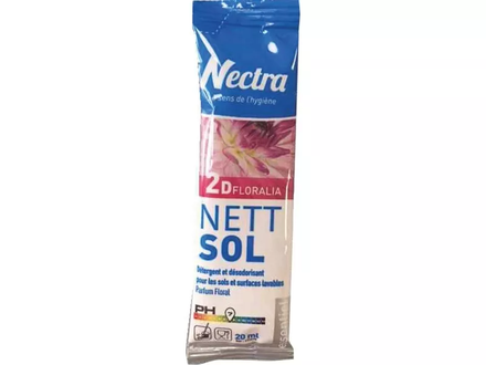 Carton 250 x 20ml nettoyant sol 2d floralia essentiel floral NECTRA - 58354