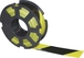 Ruban de délimitation de zone jaune/noir 50mmx500m - 61545