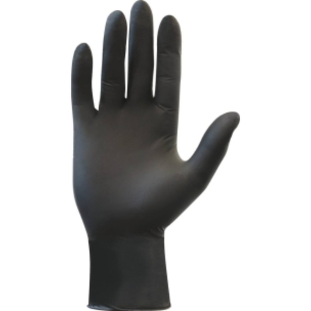BOITE DE 90 GANTS NITRILE JETABLE BIODEGRADABLE NOIR XXL 240MM 0,10MM - SHOWA - 65027
