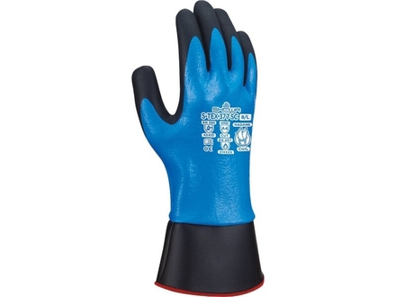 Gants anti coupure enduit nitrile 3/4 dos avec manchette de sécurité SHOWA - 65120