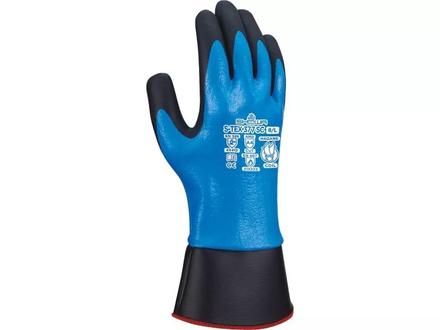 Gants anti coupure enduit nitrile 3/4 dos avec manchette de sécurité SHOWA - 65120