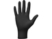 Gants jetables ambidextres nitrile 240mm 0,18mm noir T10 - Boîte de 50 pcs MERCATOR - 65154