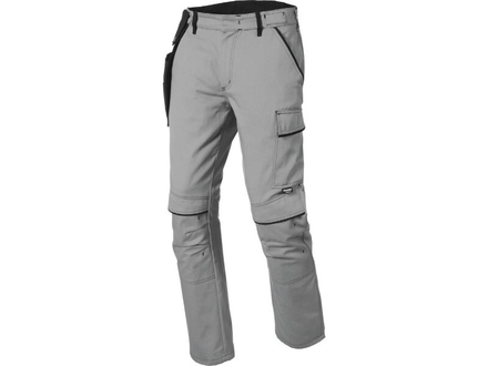 Pantalon de travail 100% coton 280 g/m² gris PIONIER - 65405