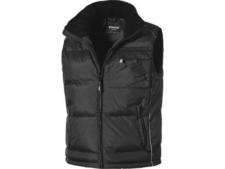 Gilet sans manche/doudoune 420 g/m² noir PIONIER - 65460