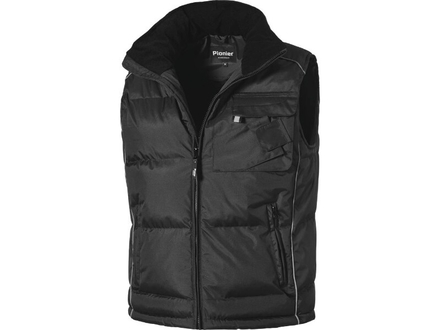 Gilet sans manche/doudoune 420 g/m² noir PIONIER - 65463