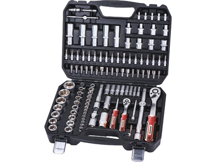 Coffret de 110 pcs douilles 1/4' et 1/2' DRAKKAR TOOLS - 67685