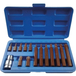 COFFRET DE 15 EMBOUTS DE VISSAGE TORX - STILKER - 68153