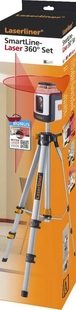Niveau laser en croix automatique avec trépied + récepteur LASERLINER - 70828