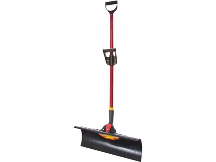 Poussoir à neige alumium 600x250mm avec manche orientable et 2 poignées MASS - 71380