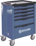 Servante d'atelier 6 tiroirs bleu/gris 677x451x964mm STILKER - 72513