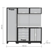 MOBILIER D'ATELIER 3 ELEMENTS INOX 430 - DRAKKAR EQUIPEMENT - 72590