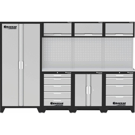 MOBILIER D'ATELIER 4 ELEMENTS (L) INOX 430 - DRAKKAR EQUIPEMENT - 72592
