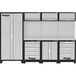 MOBILIER D'ATELIER 4 ELEMENTS (L) INOX 430 - DRAKKAR EQUIPEMENT - 72592