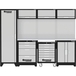 MOBILIER D'ATELIER 4 ELEMENTS SERVANTE INOX 430 - DRAKKAR EQUIPEMENT - 72597