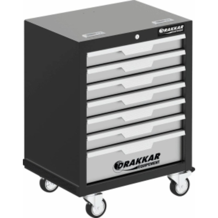 SERVANTE D'ATELIER 7 TIROIRS 646x458x961MM - DRAKKAR EQUIPEMENT - 72623