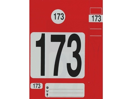 Jeu d'étiquettes et porte EICHNER - 74692