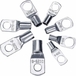 COSSE À OEIL À SOUDER ET À SERTIR NON ISOLÉES M6 À M8 - COFFRET DE 60 PCS - STILKER - 77850